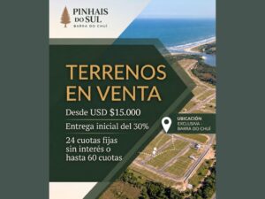 Terrenos desde USD 15.000 en Pinhais do Sul, en Barra do Chuí